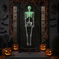 5.5 FT Halloween Skeleton Life-Size Posable for Indoor Outdoor Decoration