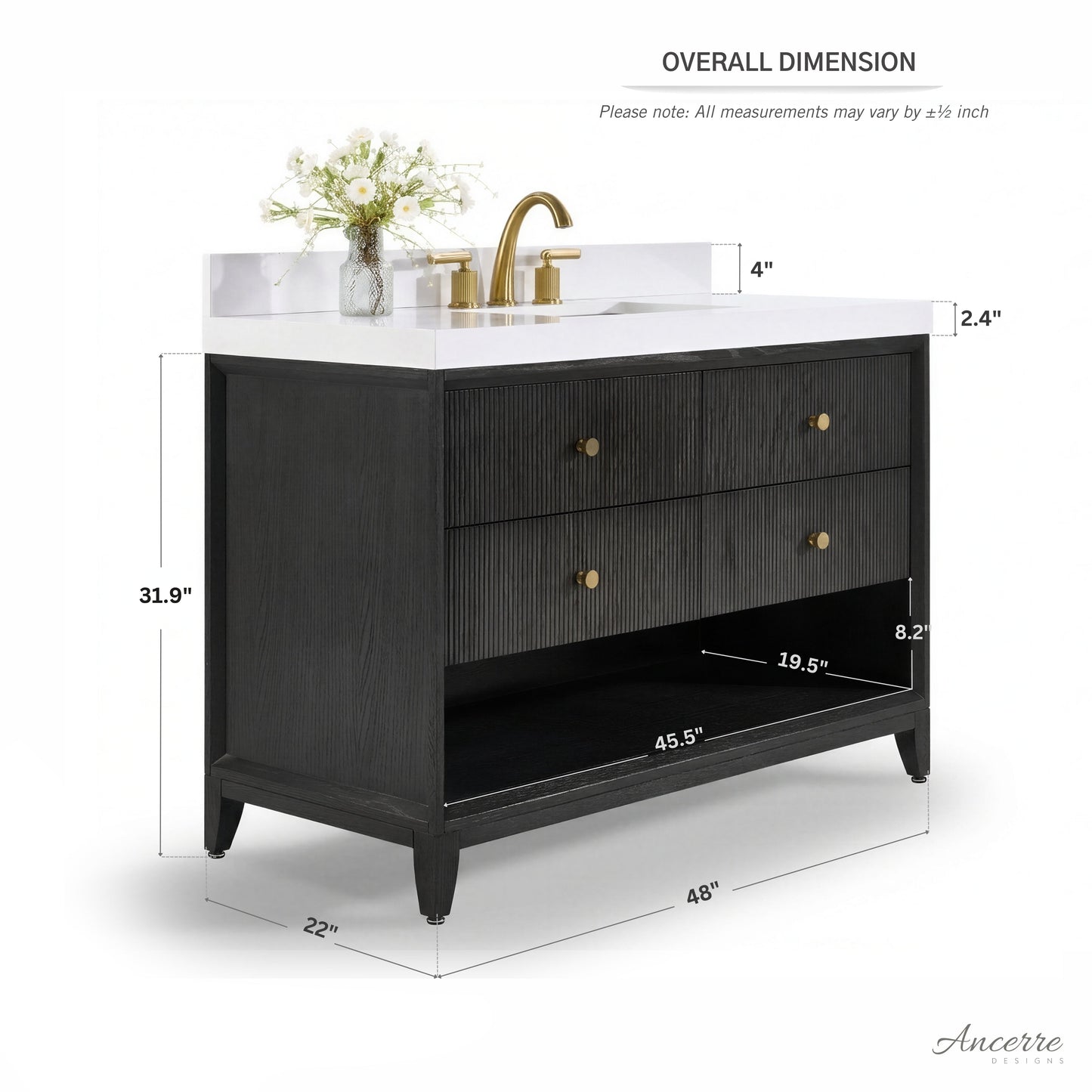 Momo 48" Bath Vanity Set
