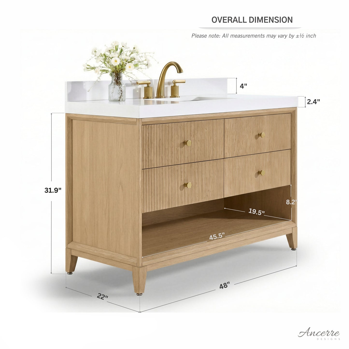 Momo 48" Bath Vanity Set