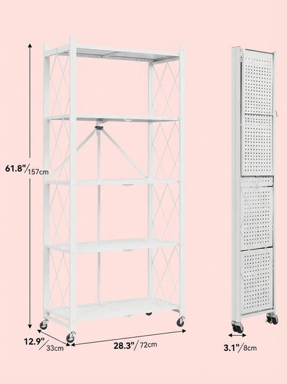 Heavy-Duty Shelving Unit | Metal 3/4/5-Tier Storage Rack