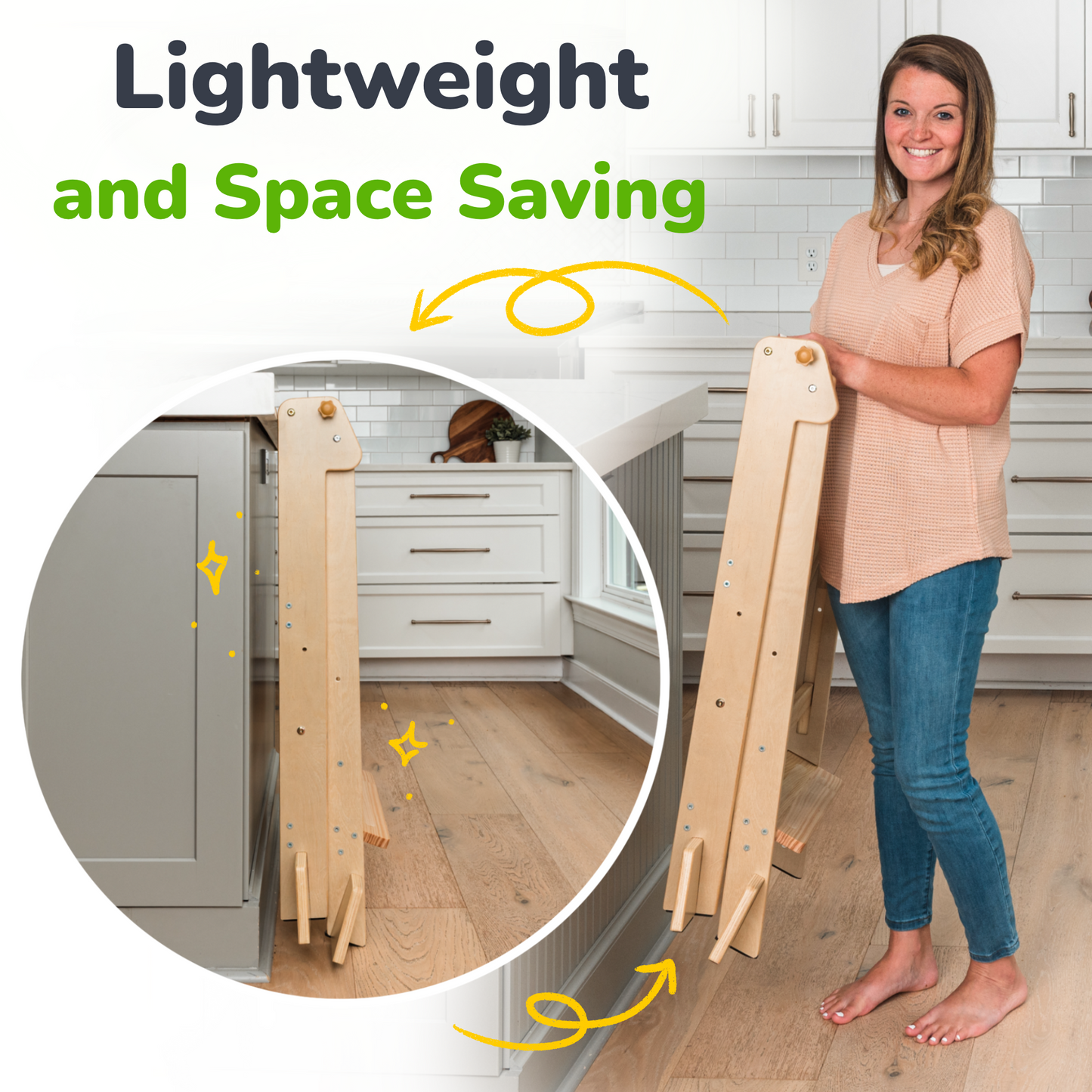 Adjustable Foldable Kitchen Tower