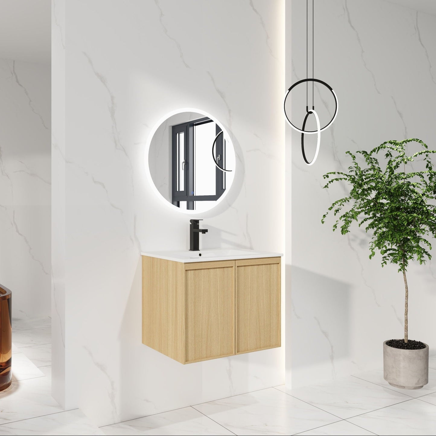 Floating Bathroom Vanity With Sink Combo