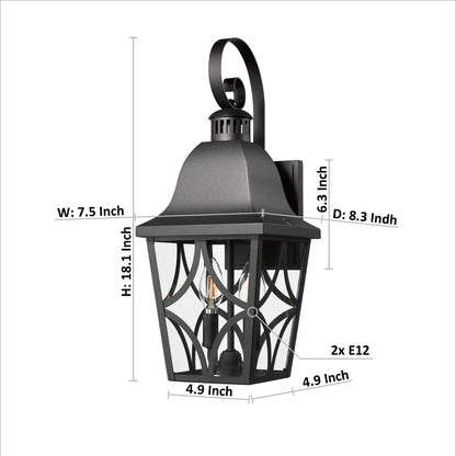 Outdoor Wall Light Fixtures Waterproof Exterior Wall Sconce Porch Lights