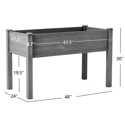 Elevated Raised Garden Bed For Outdoor