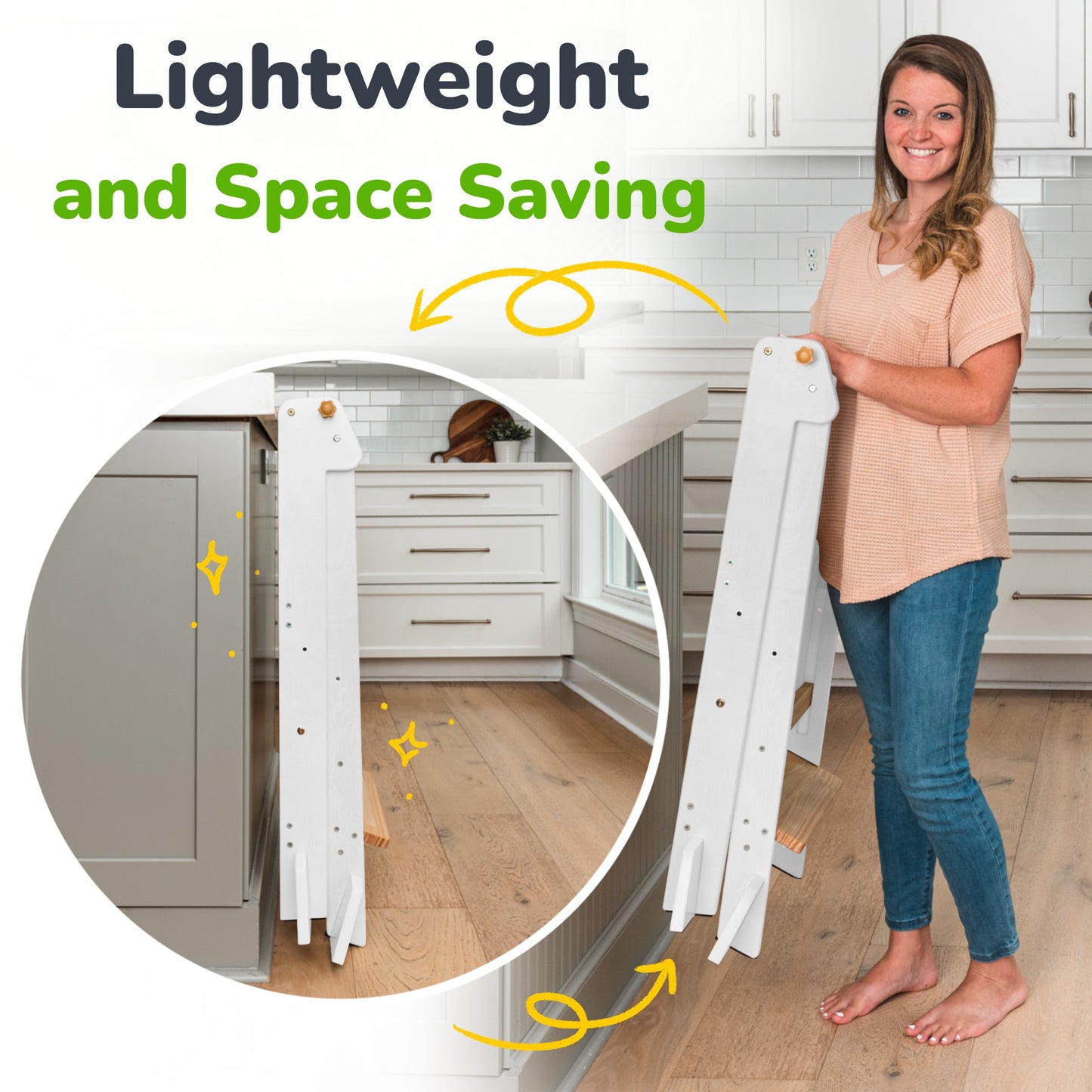Adjustable Foldable Kitchen Tower