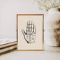 “Palmistry” Vintage Art Print