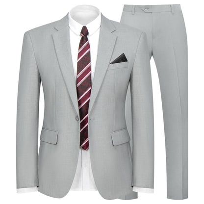 WYWK Men's Classic 2-piece Formal Suit