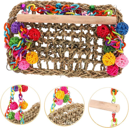 Parrot Toys Climbing Net Hammock Medium And Large Toy Bird Cage