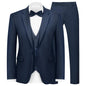 WYWK Men's Classic Three-piece Formal Suit