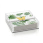 Butterfly Napkin Holder, Single Piece, Clear White Acrylic