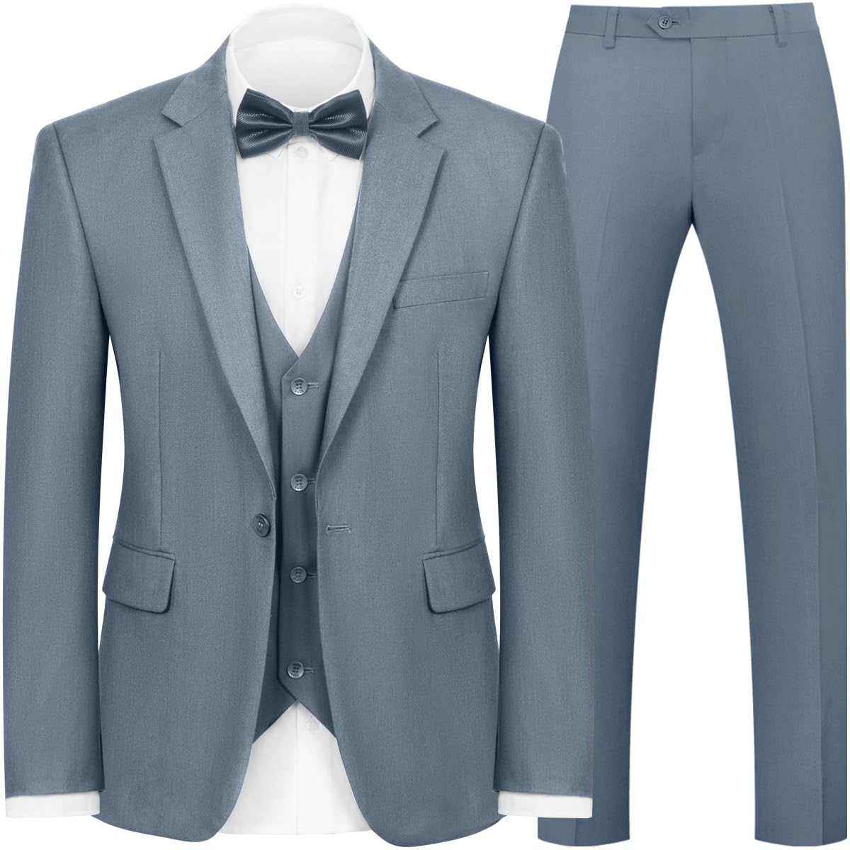 WYWK Men's Classic Three-piece Formal Suit