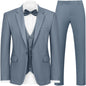 WYWK Men's Classic Three-piece Formal Suit