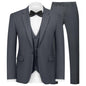 WYWK Men's Classic Three-piece Formal Suit
