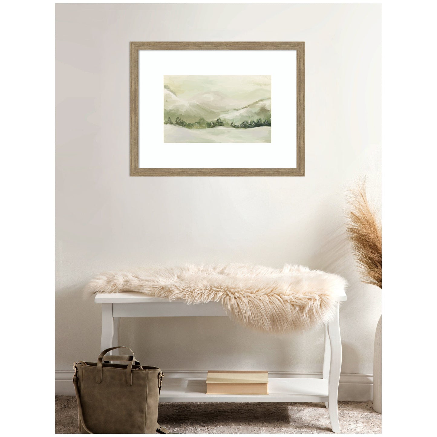 AQ Winter Landscape No. 3 by Annie Quigley Framed Wall Art Print