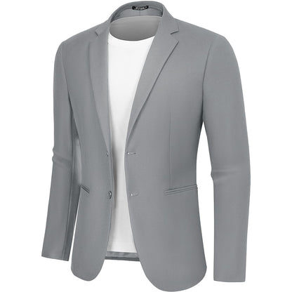 WYWK Men's Causal Suit Jacket Slim Fit