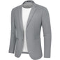 WYWK Men's Causal Suit Jacket Slim Fit