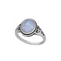 Plump As A Plumb Lace Agate Sterling Silver Ring