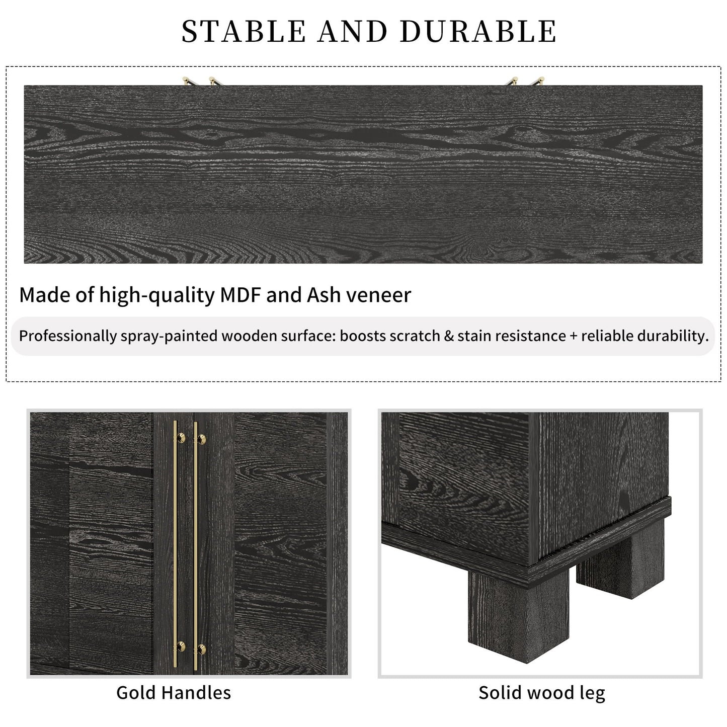 Sideboard With Adjustable Shelves