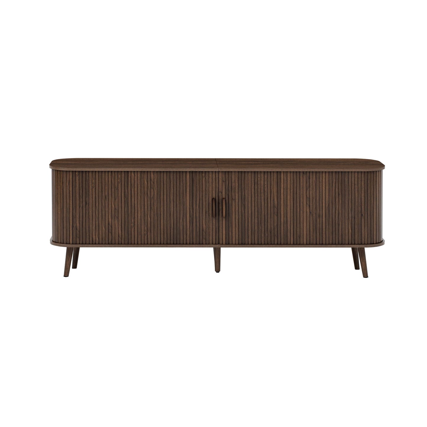 70" TV Stand, Media Center With Ample Storage - Dark Brown
