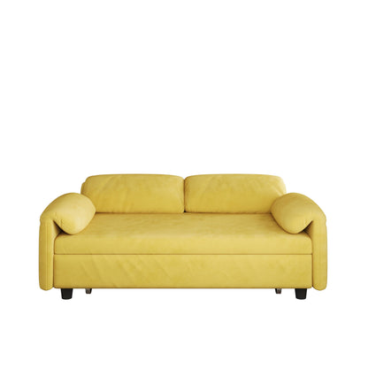 Sofa, Dual Purpose Lounge With Retractable Queen Size Bed