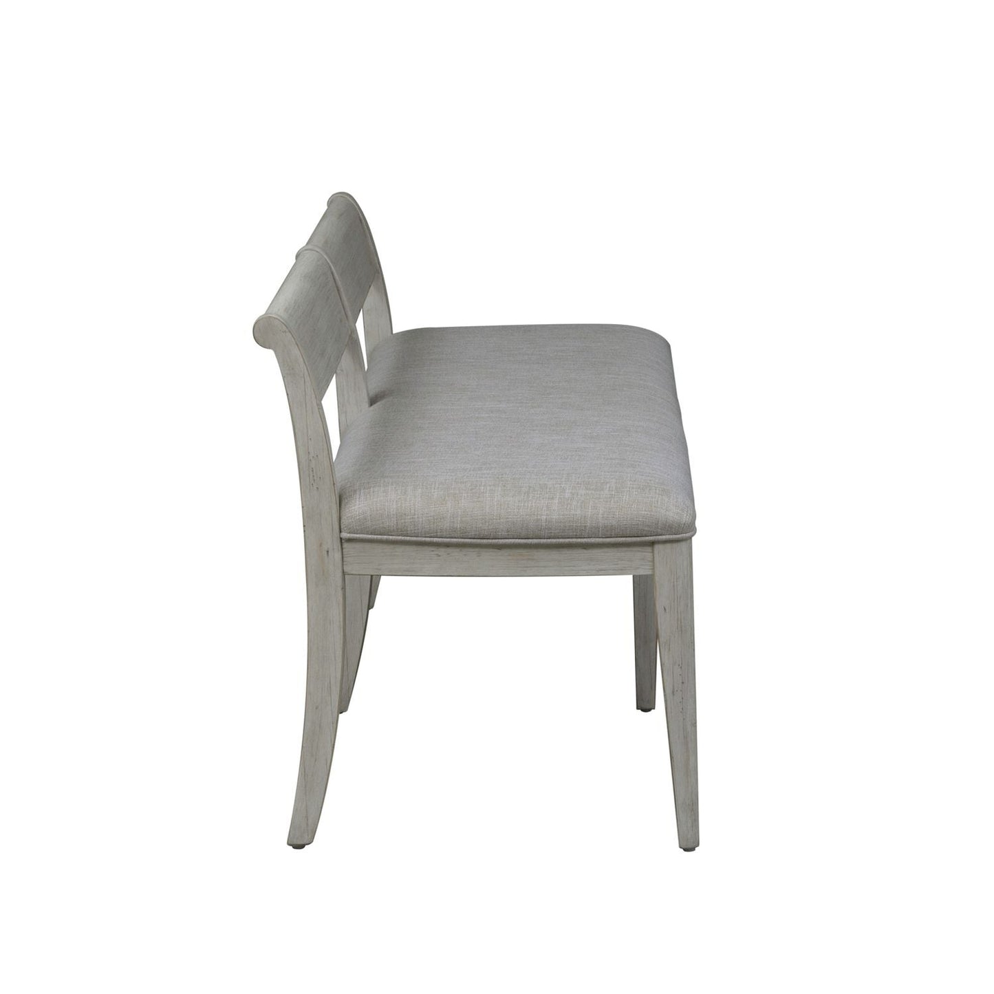 Hillstone Farmhouse Upholstered Bench in Antique White