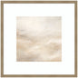 Tonal Abstract Textural White and Beige Light Natural Neutrals by The Creative Bunch Studio Framed Wall Art Print