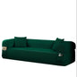 Spring Sofa with High-Quality Fabric in Green