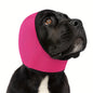 Dog Head Wrap - Quiet Ears For Anxiety, Waterproof Dog Calming Hood, No Shake Ear Cover Snoods For Thunder, Lightning, Fireworks, Vet Visits, Polyester And SBR Diving Fabric