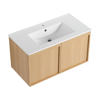 Floating Bathroom Vanity With Sink Combo