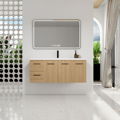 Floating Bathroom Vanity With Sink, Modular Cabinet