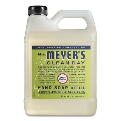 Mrs. Meyer's Clean Day Liquid Hand Soap Refill, Lemon Verbena, 33 oz