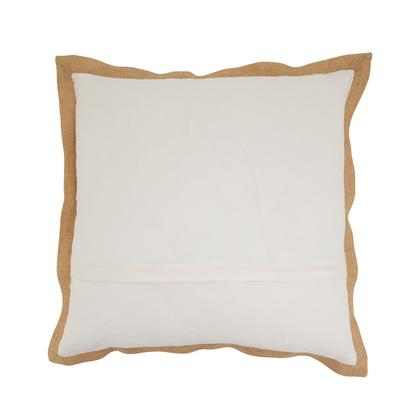 Embroidered Cornucopia Pillow