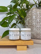 Pink Himalayan Salt Scrub - Whipped Exfoliating Body Scrub Ozone & Freesia