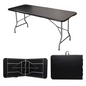 4ft/6ft Portable Plastic Folding Table – Indoor & Outdoor Dining