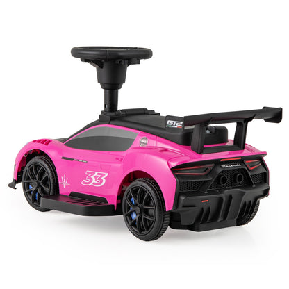 6V Electric Kids Ride on Push Car Maserati Licensed with Foot Pedal and Music