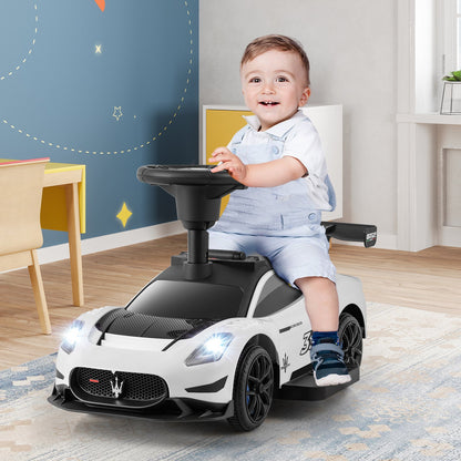 6V Electric Kids Ride on Push Car Maserati Licensed with Foot Pedal and Music