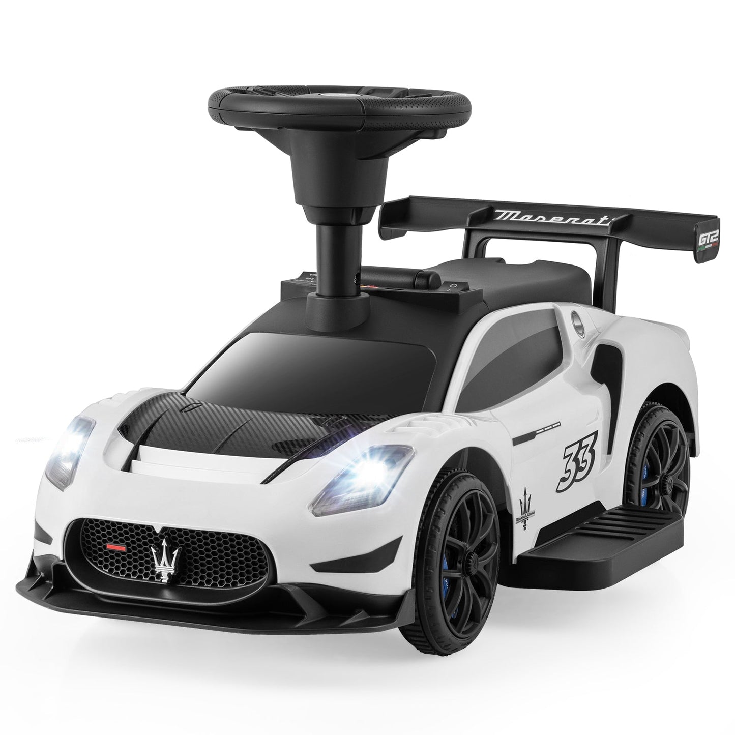 6V Electric Kids Ride on Push Car Maserati Licensed with Foot Pedal and Music