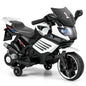 6V Kids Motorcycle with Headlights Music and Detachable Training Wheels