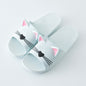 Women Summer Slippers Beach Slide Sandals Cats Flip Flops Soft Sole Comfortable Couple Slippers For Women Quick Drying Bathroom Slippers Pillow Slides Non Slip Soft Thick Sole Open Toe Soft Slippers