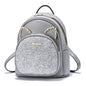 Large-Capacity Fashion All-Match Backpack New PU Leather Business Backpacks For Ladies And Girls Fashion Designer Teenage Girls Student School Bags