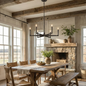 Avarit Forged Round Chandelier