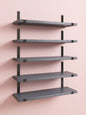 Wood Wall Shelves 15.8” with Metal Brackets – Rustic Floating Shelves | 5/8 Pack