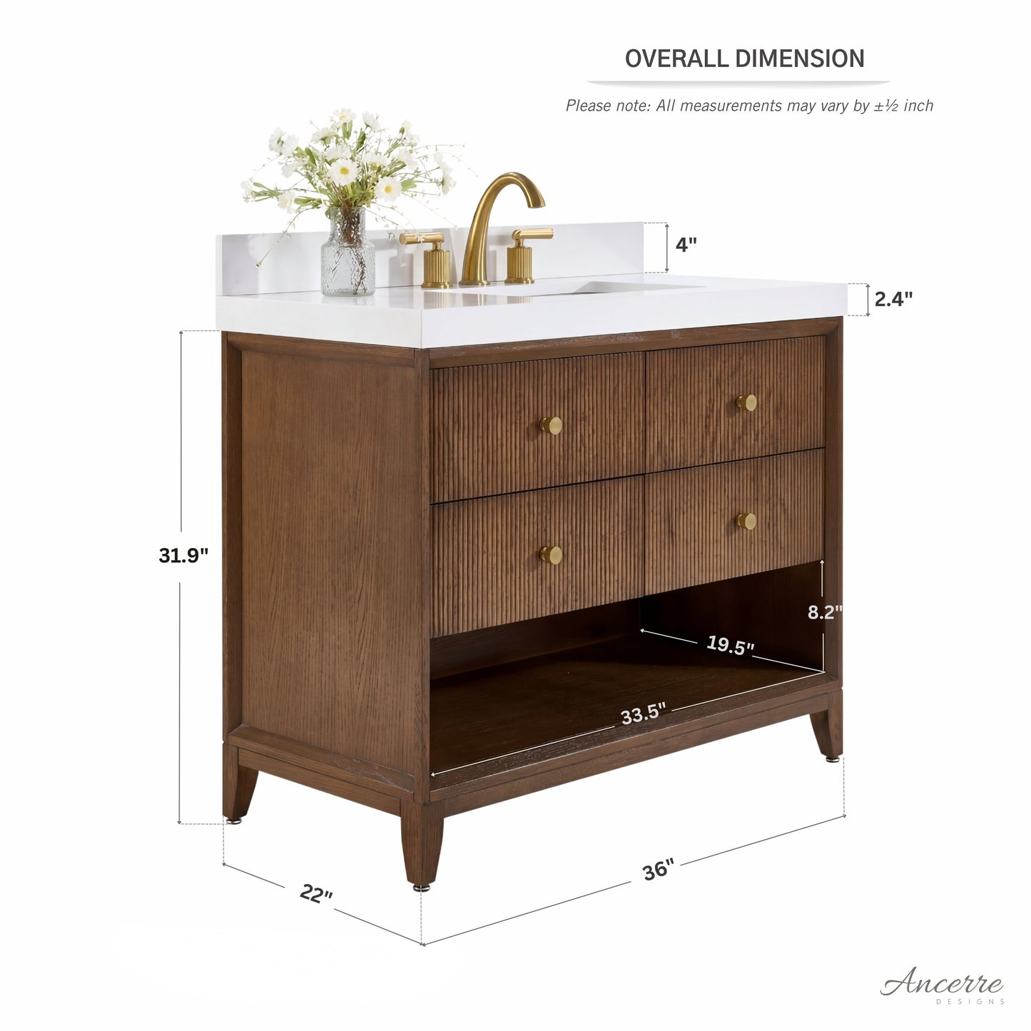 Momo 42" Bath Vanity Set