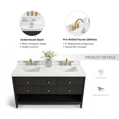 Momo 60" Bath Vanity Set