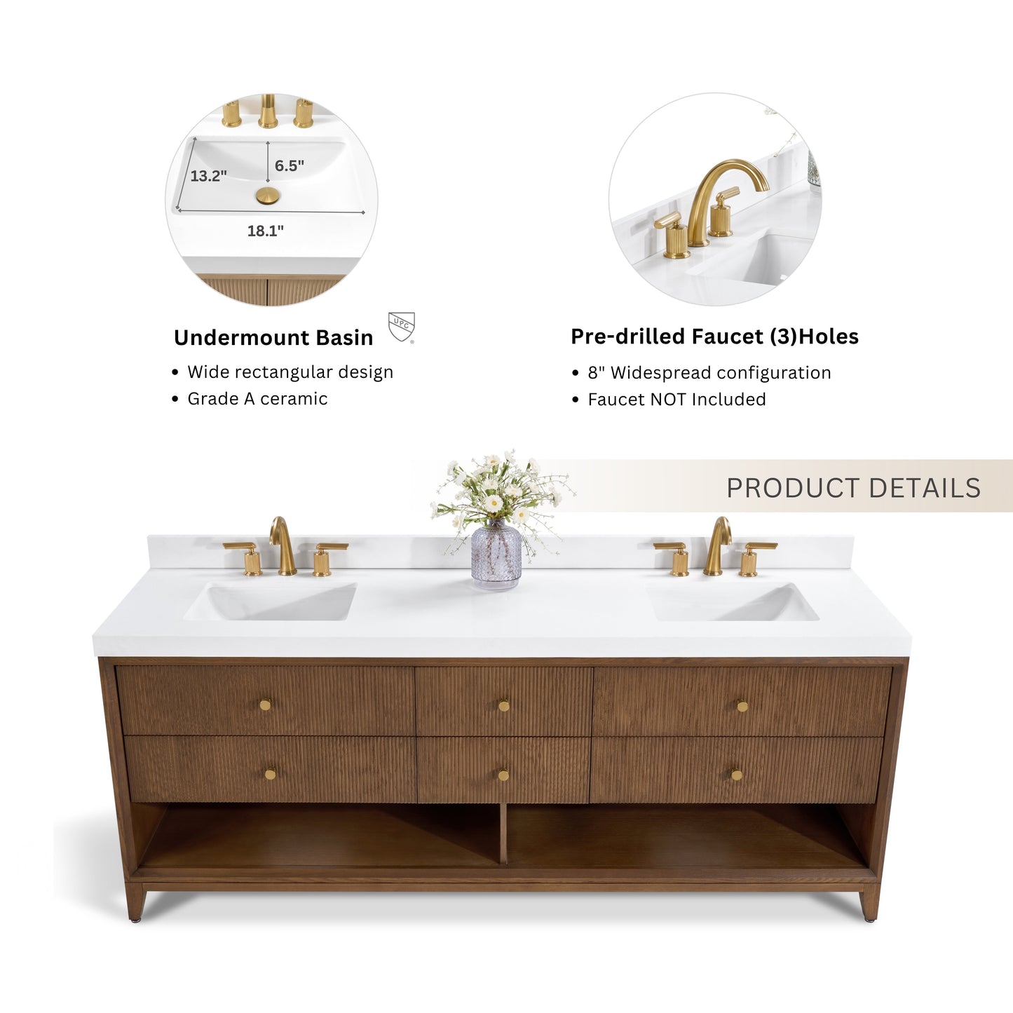 Momo 84" Bath Vanity Set