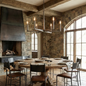 Avarit Forged Round Chandelier
