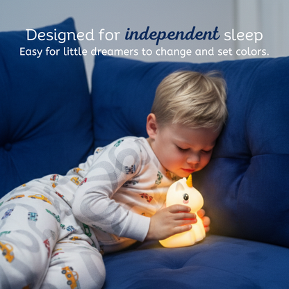 LumiPets® Junior Unicorn - Children's Nursery Touch Night Light