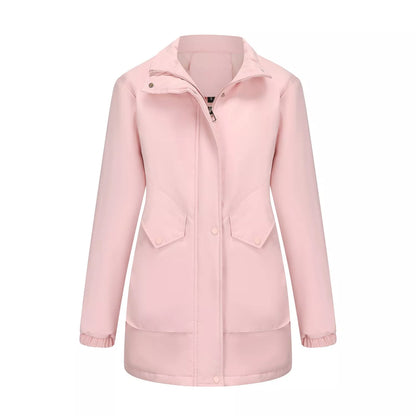 Full Size Fur Hooded Warm Winter Parka Outerwear Plus Size