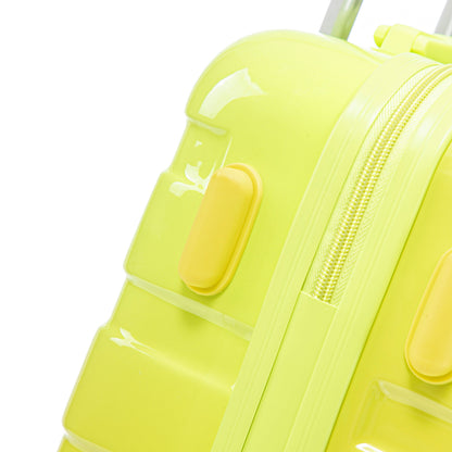 14'/20' 2-Piece PC Spinner Wheel Luggage Set with Gradient Color and Lock