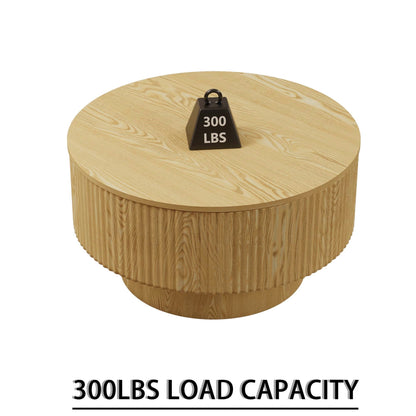 29.53" MDF Modern Circular Coffee Table